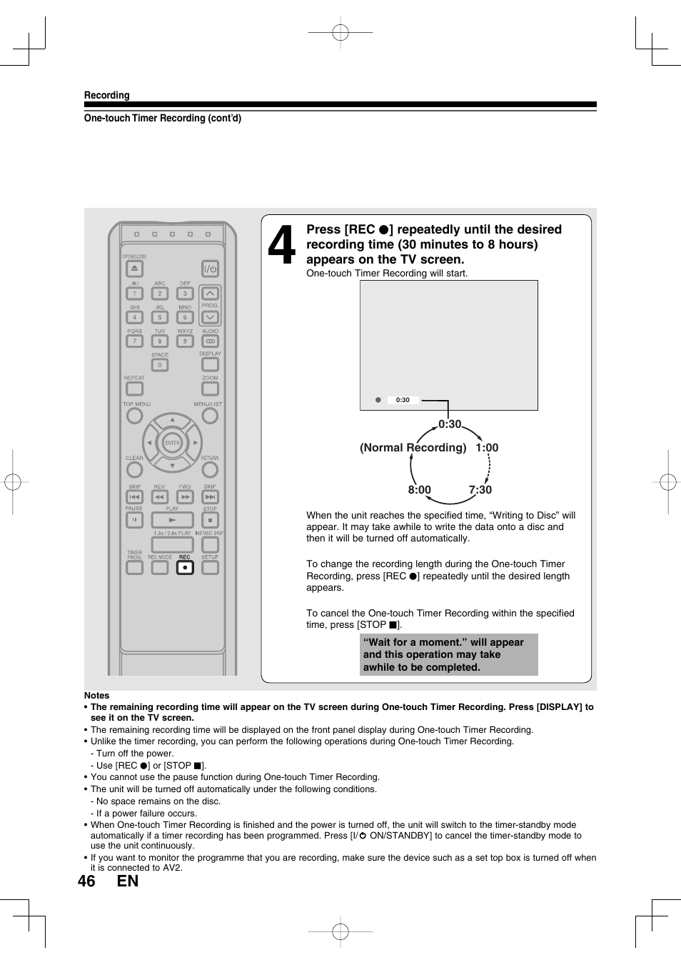 46 en | Toshiba D-R160SB User Manual | Page 46 / 67