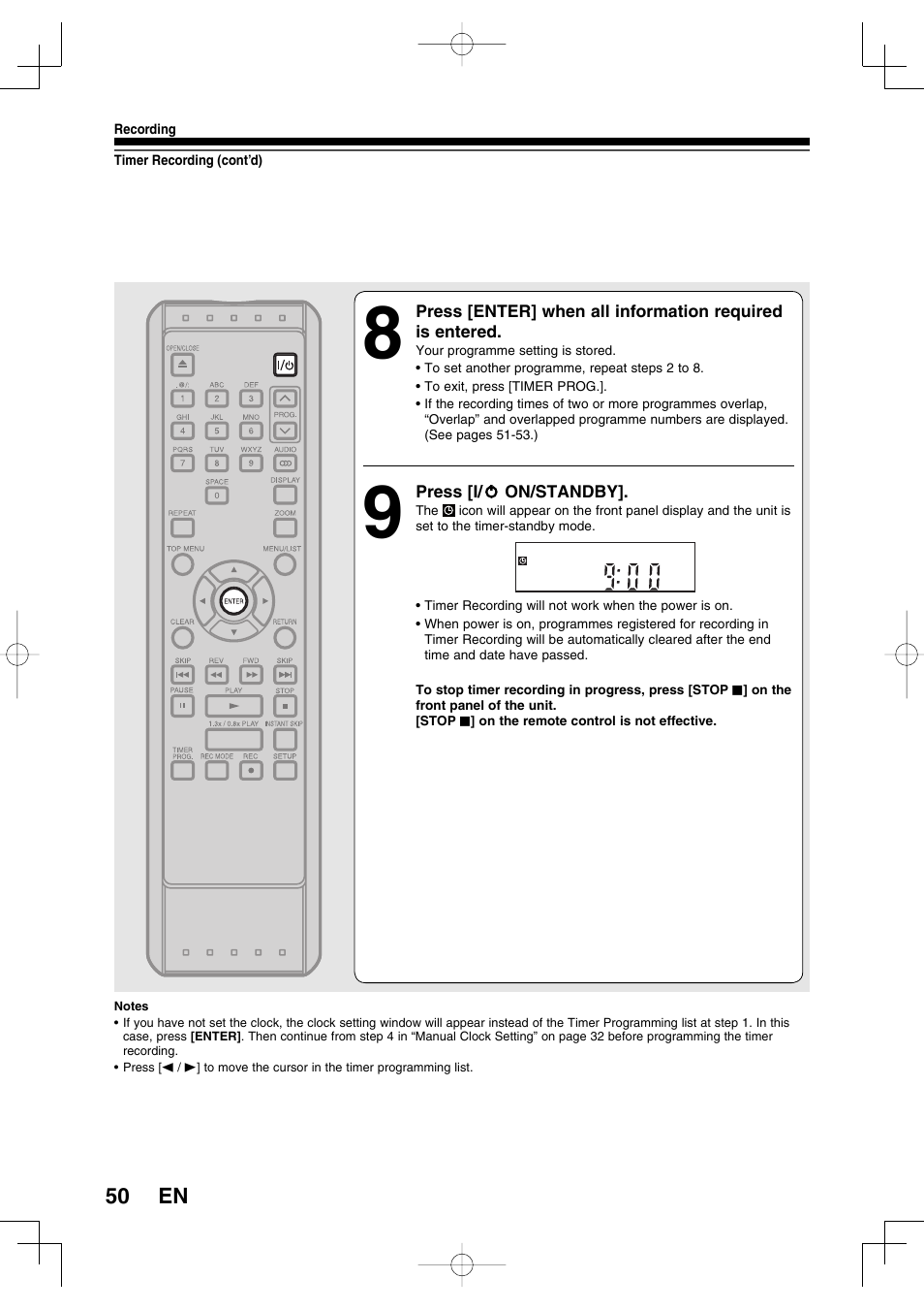 Toshiba D-R160SB User Manual | Page 50 / 67