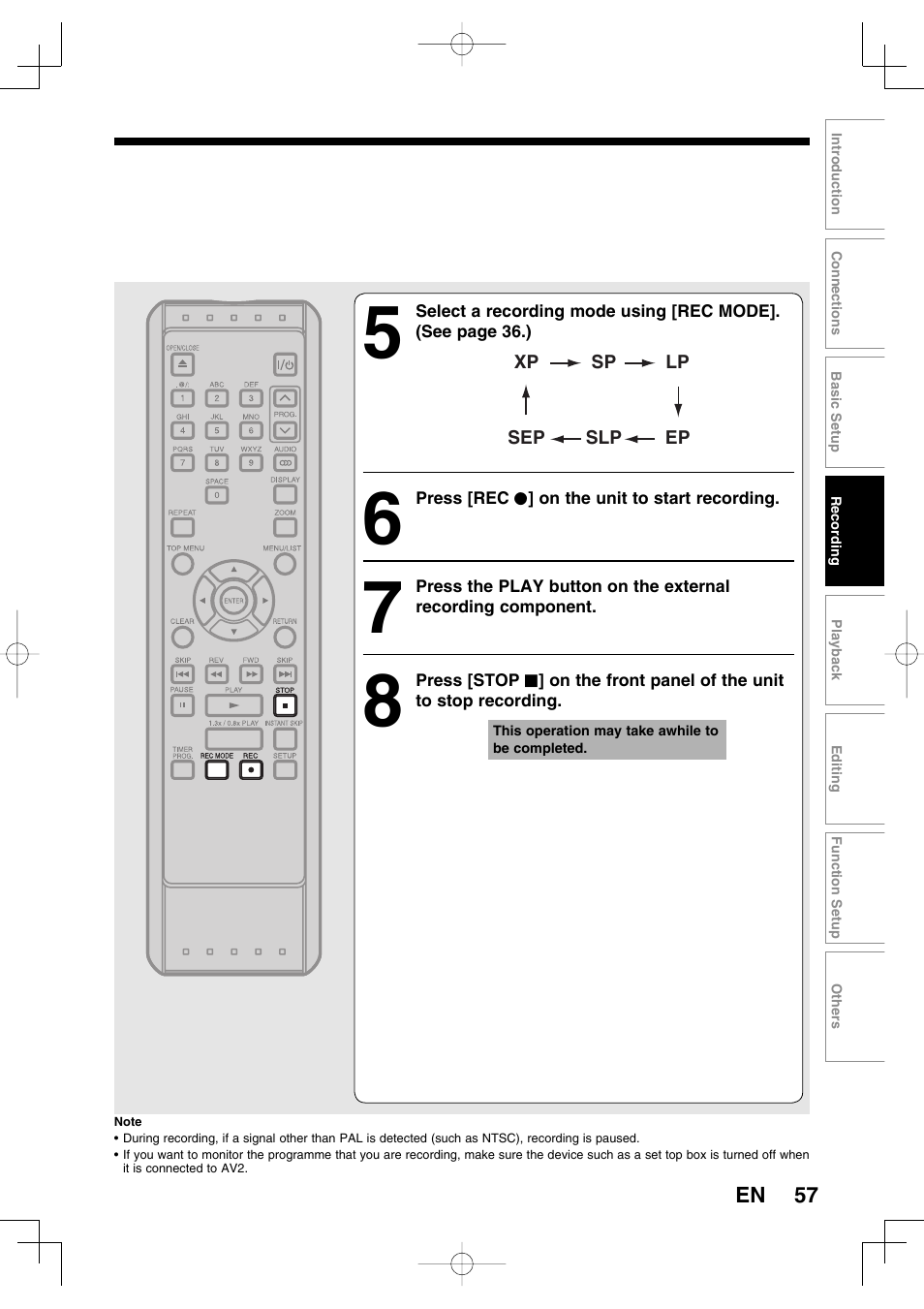 Toshiba D-R160SB User Manual | Page 57 / 67