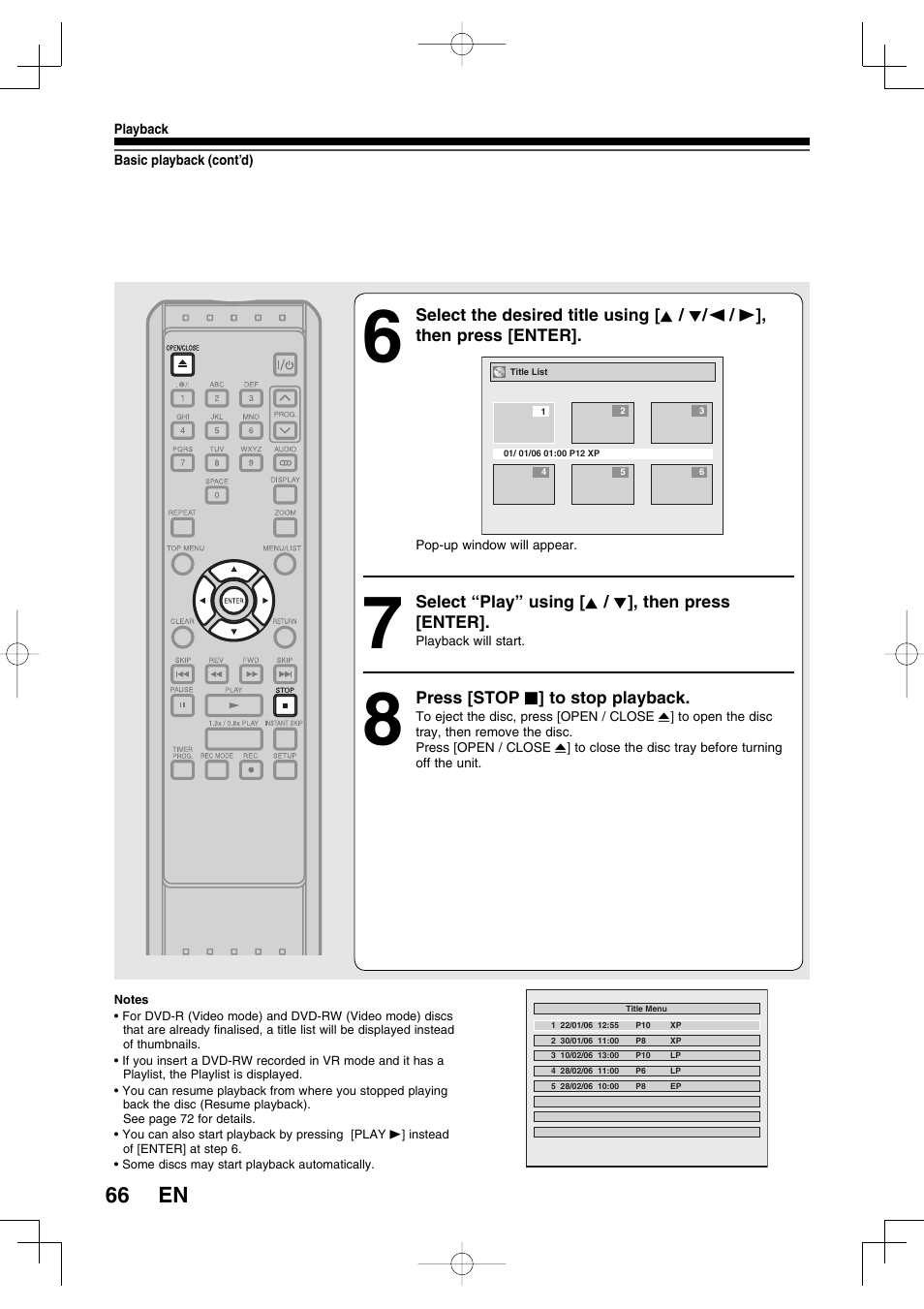 66 en | Toshiba D-R160SB User Manual | Page 66 / 67