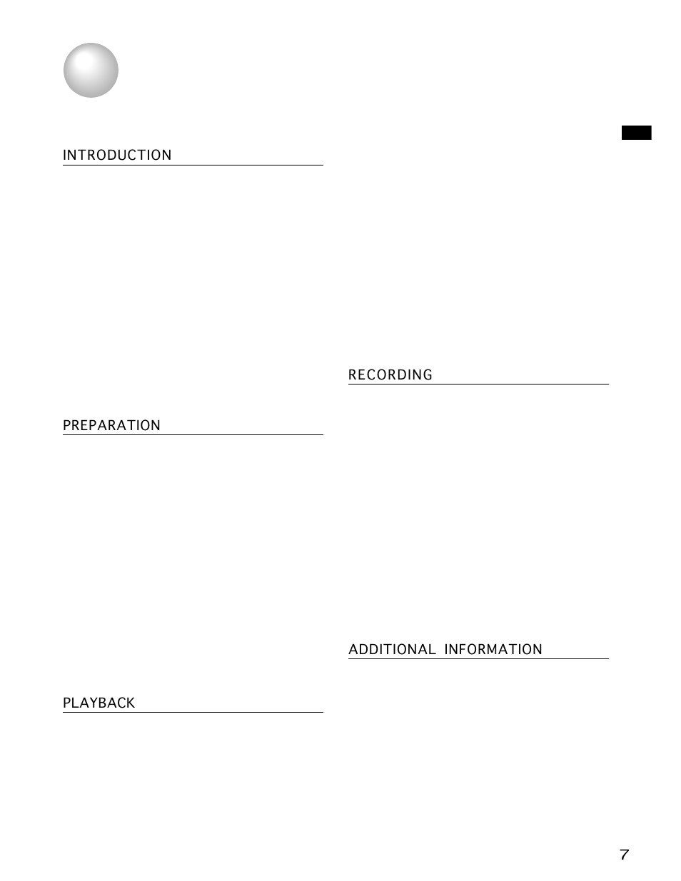 Toshiba W-706 User Manual | Page 7 / 49