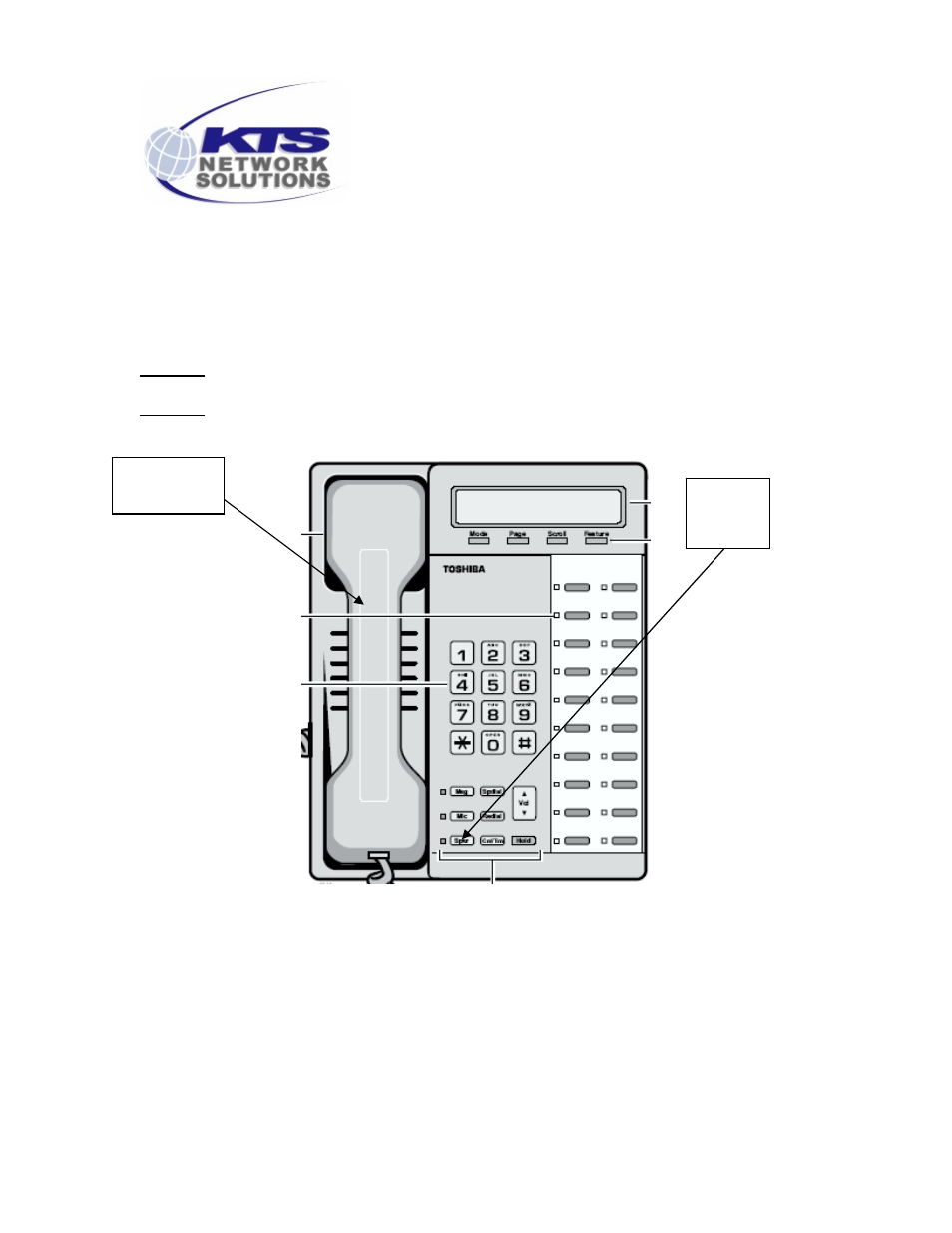 Answer calls | Toshiba DKT3000 User Manual | Page 6 / 10