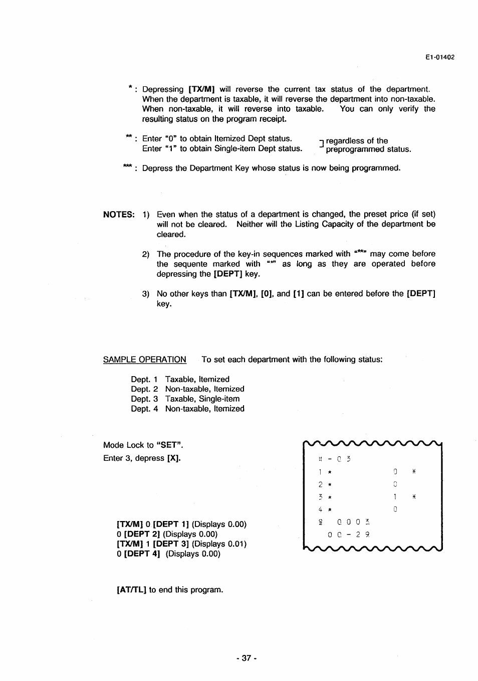 Toshiba TEC MA-71 User Manual | Page 40 / 55