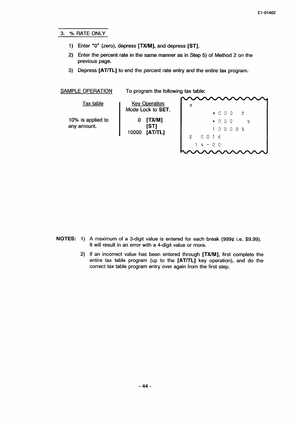 Toshiba TEC MA-71 User Manual | Page 47 / 55