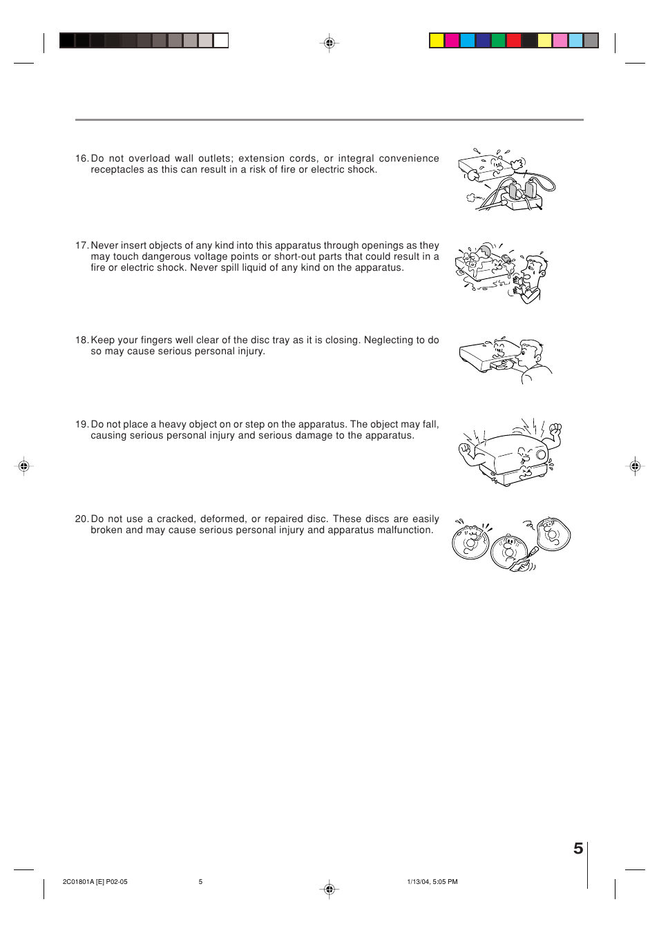 Toshiba SD-3860SC User Manual | Page 5 / 44