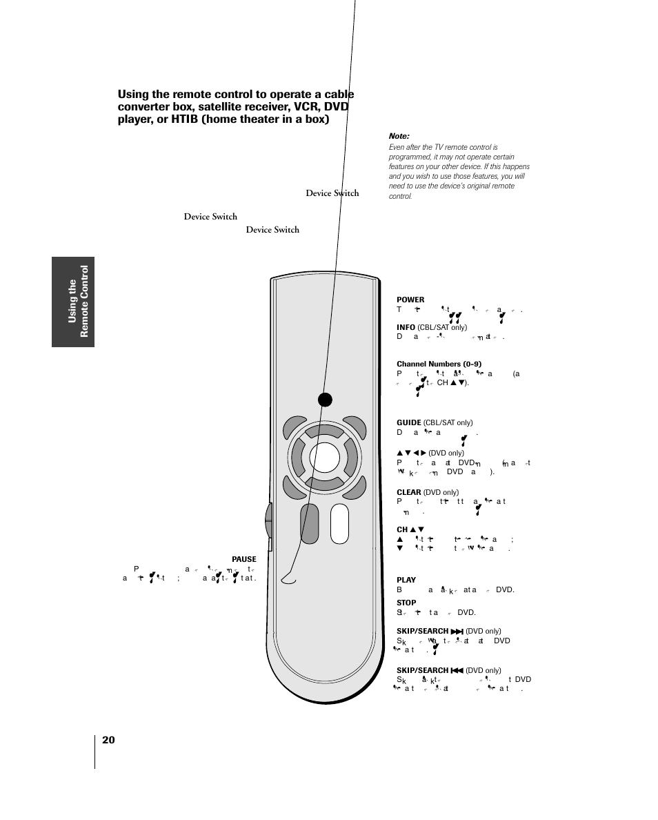 Toshiba 46HM84 User Manual | Page 20 / 71