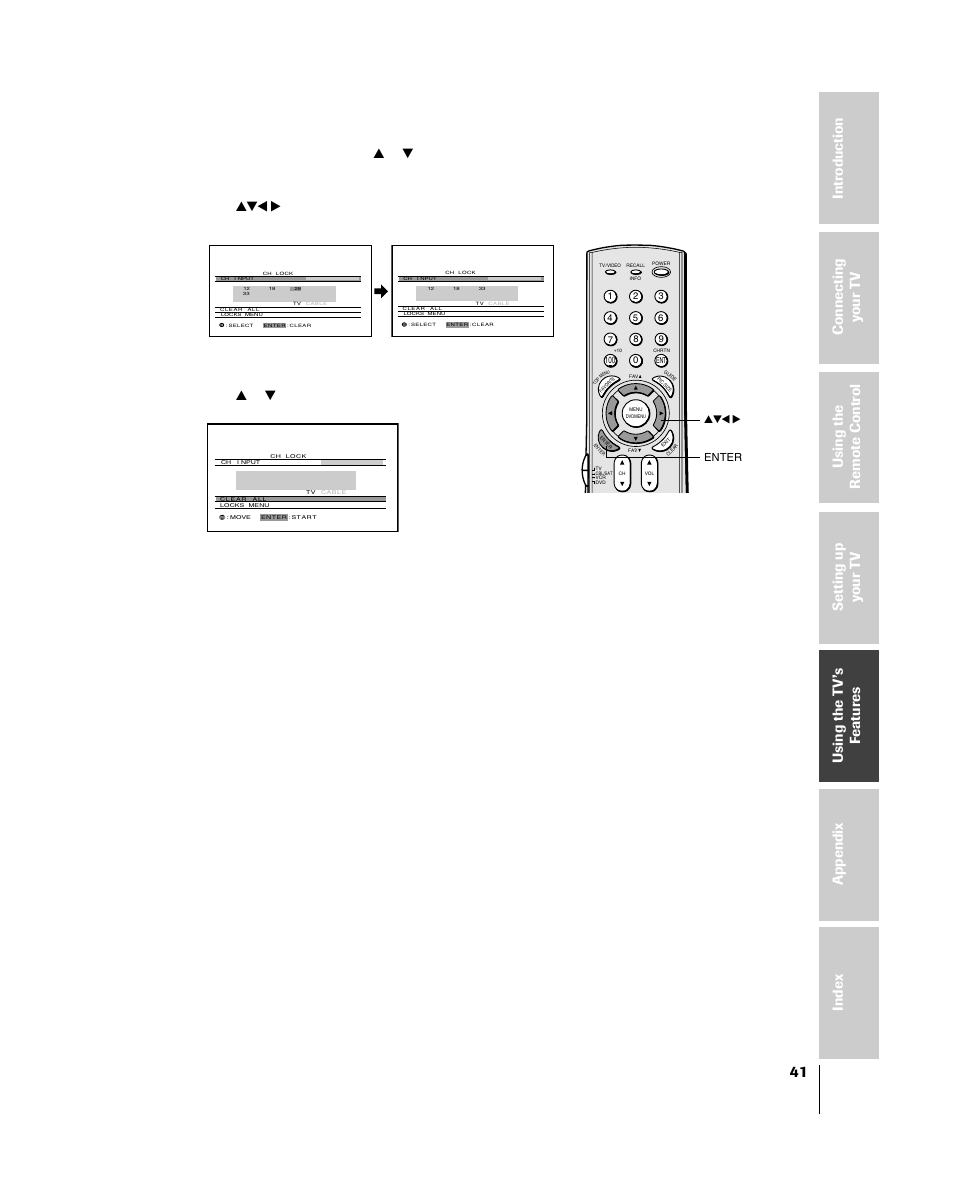 Enter yzx | Toshiba 46HM84 User Manual | Page 41 / 71