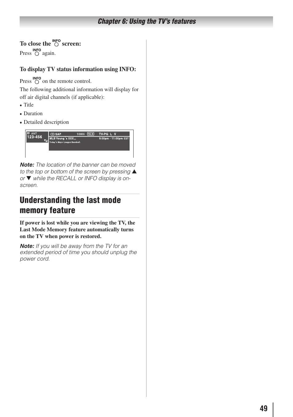 Toshiba 32C110U User Manual | Page 49 / 62