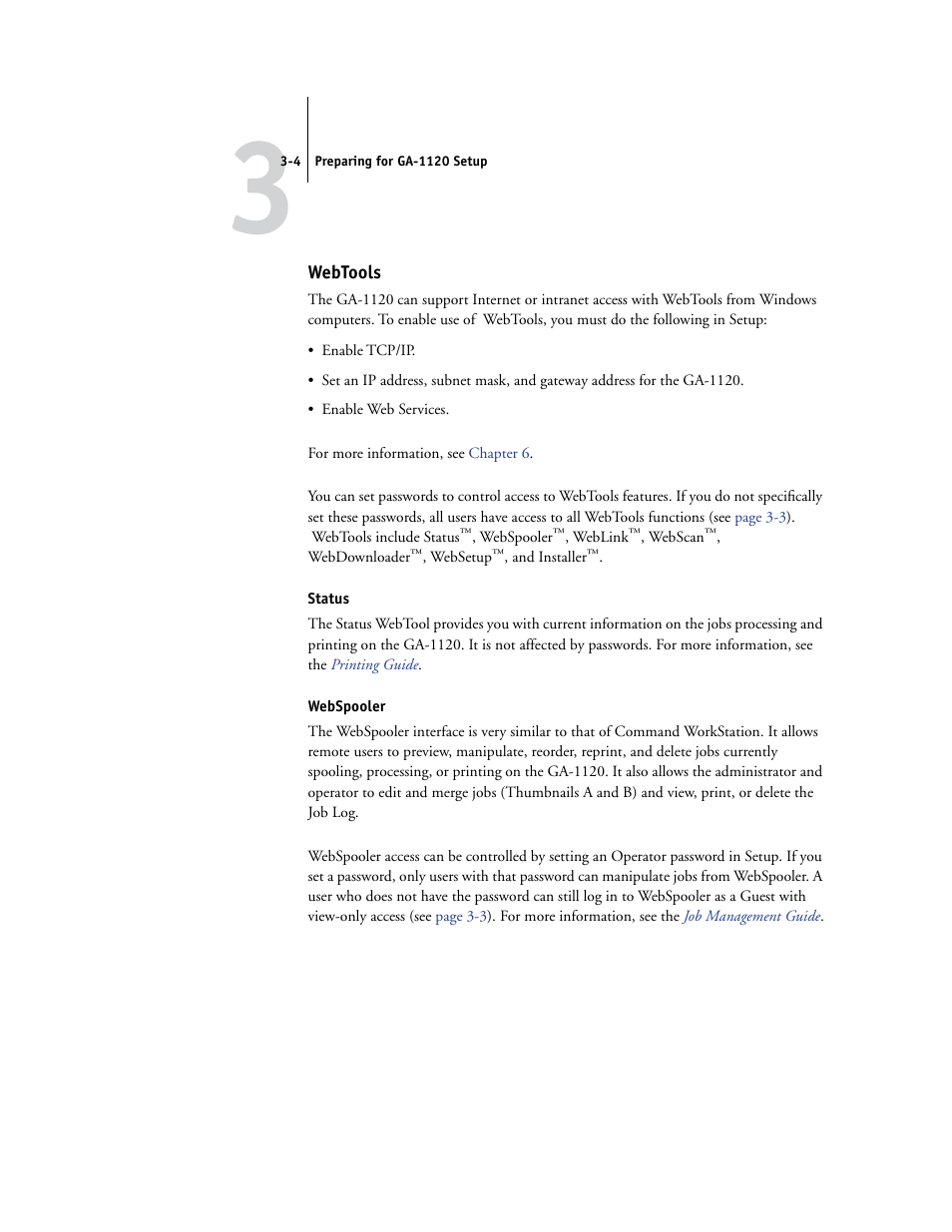 Webtools | Toshiba GA-1120 User Manual | Page 46 / 168