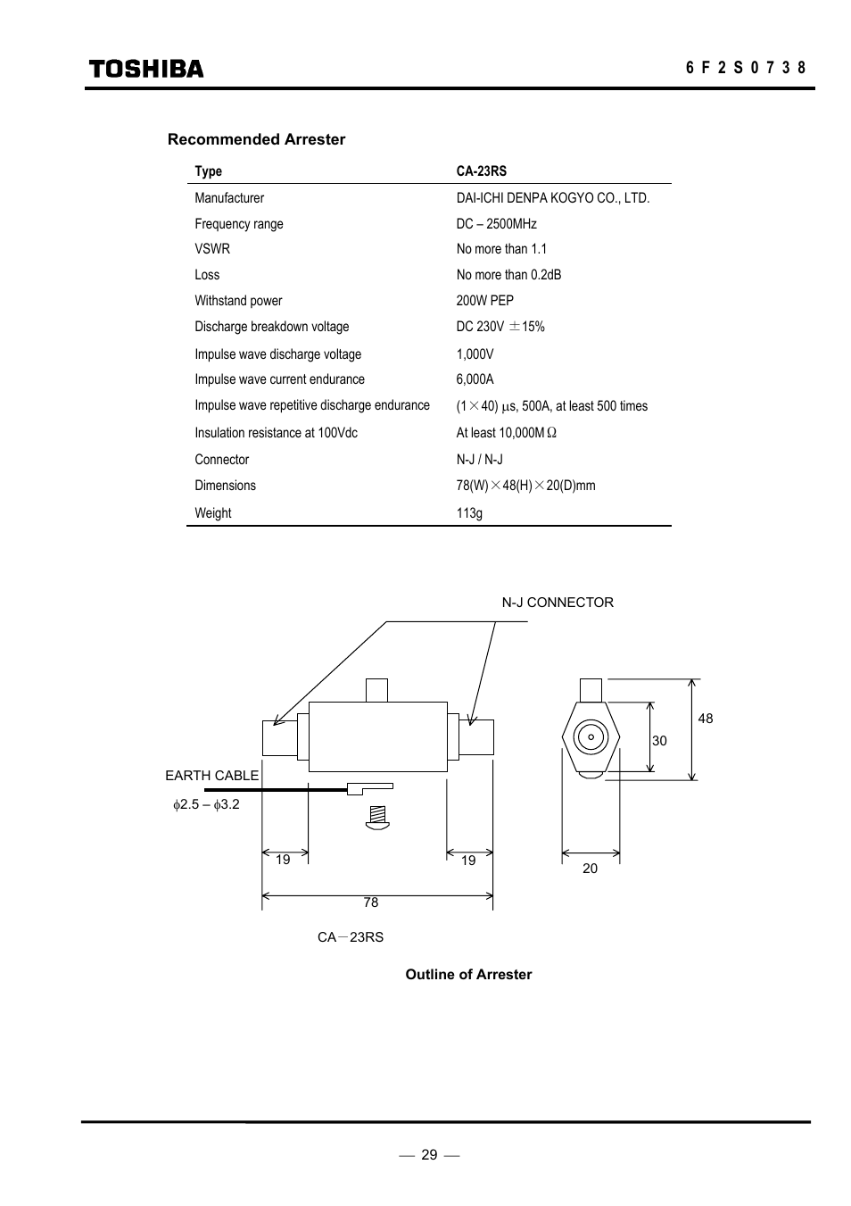 Toshiba HHGP1 User Manual | Page 31 / 37