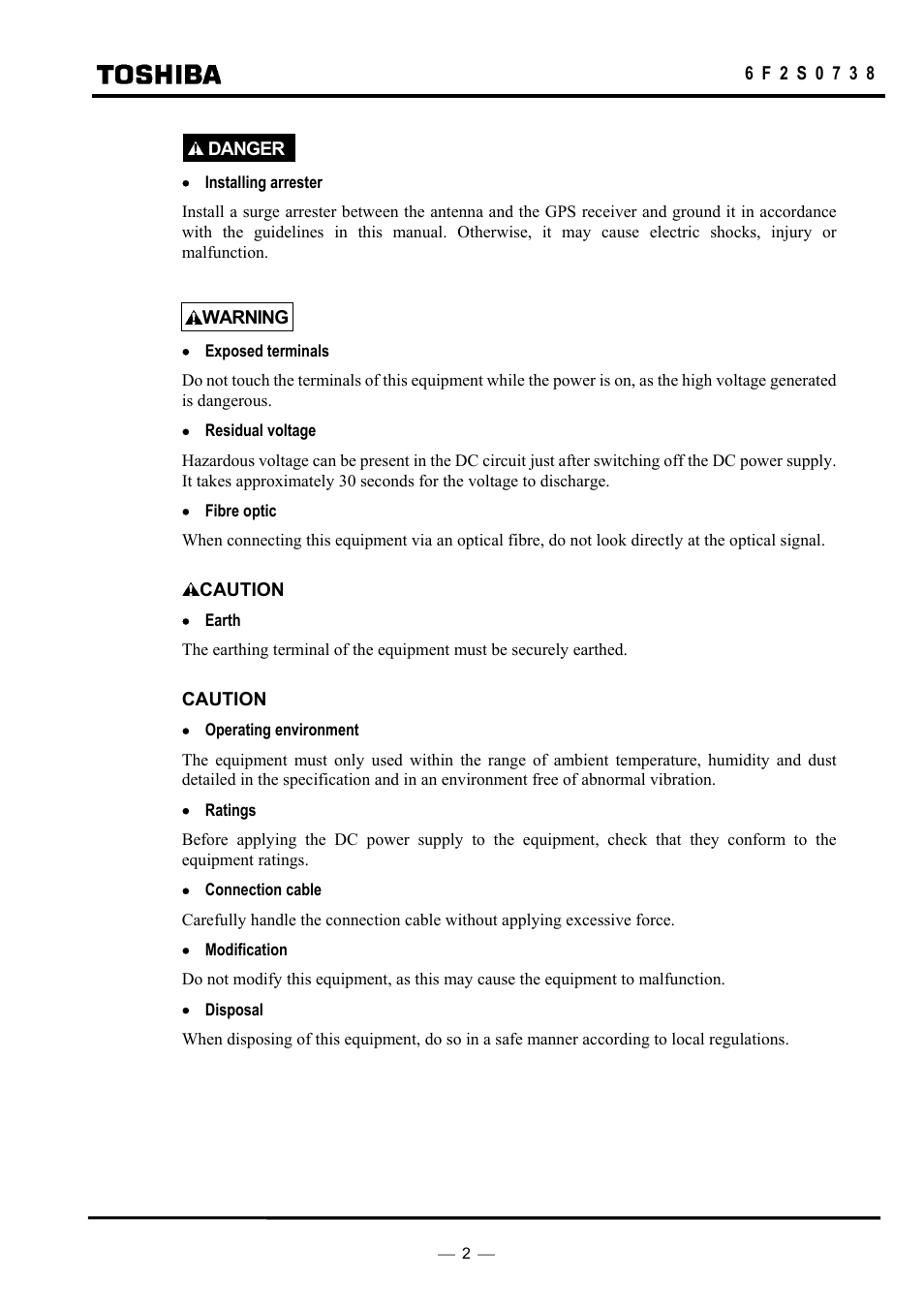 Toshiba HHGP1 User Manual | Page 4 / 37