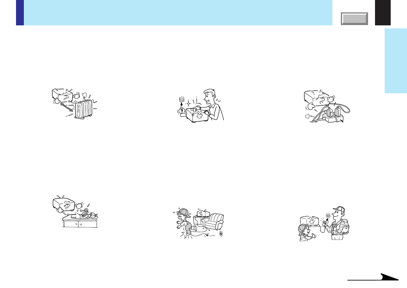 Important safety instructions (continued) | Toshiba TLPX10E User Manual | Page 5 / 100