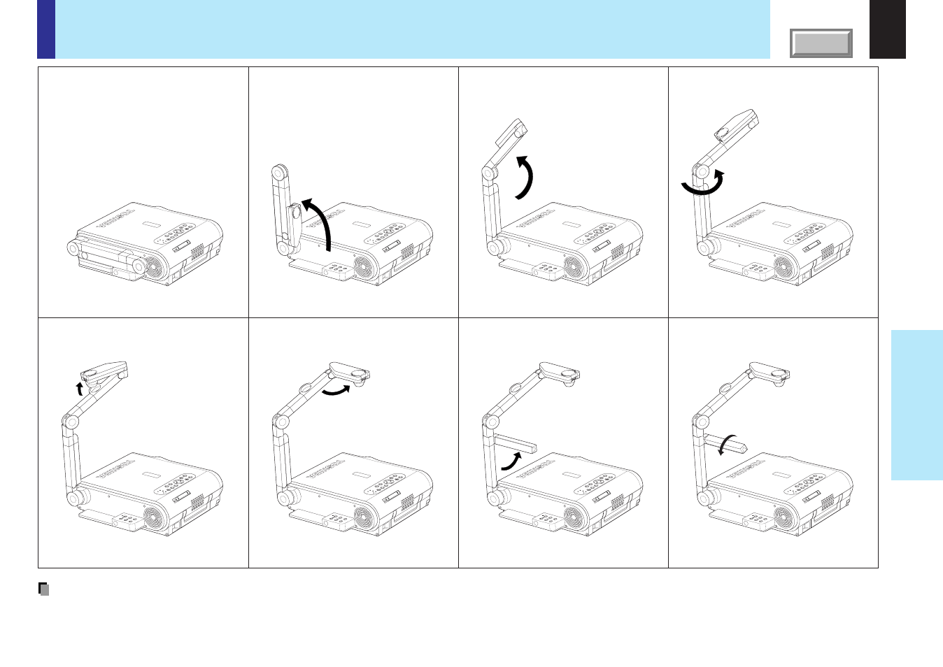 Preparation of the document imaging camera, Document imaging camera | Toshiba TLPX10E User Manual | Page 75 / 100