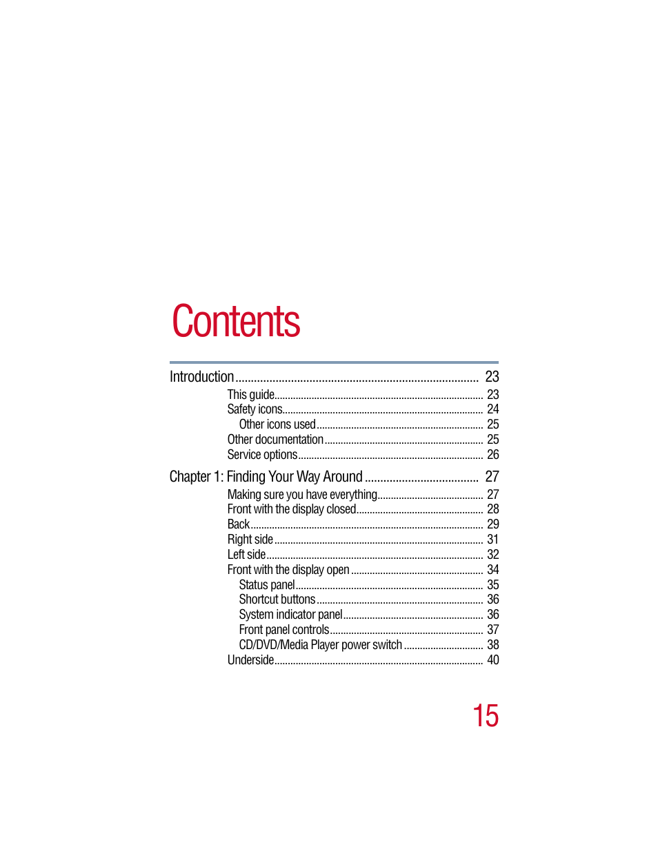 Toshiba 1805 User Manual | Page 15 / 261