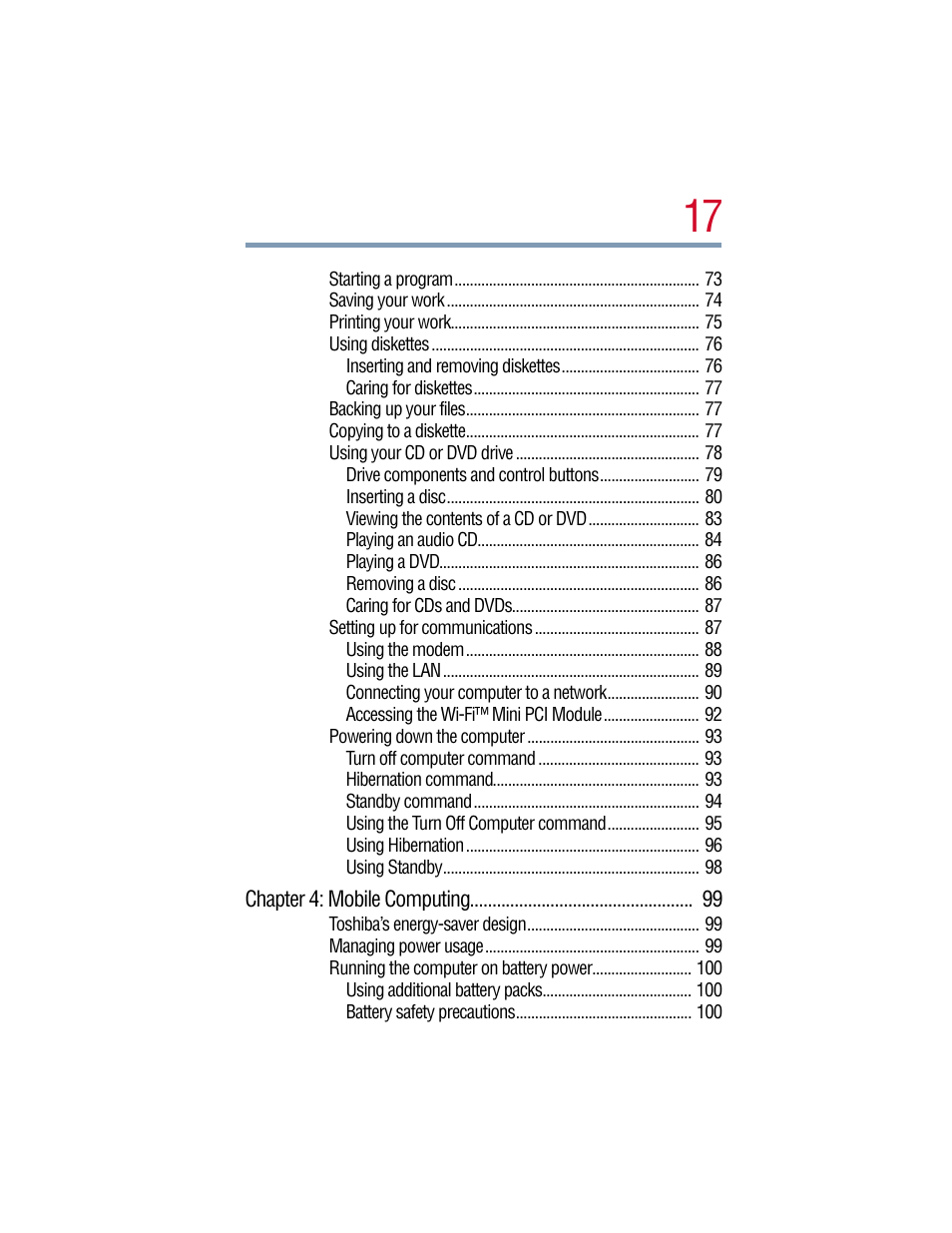Toshiba 1805 User Manual | Page 17 / 261