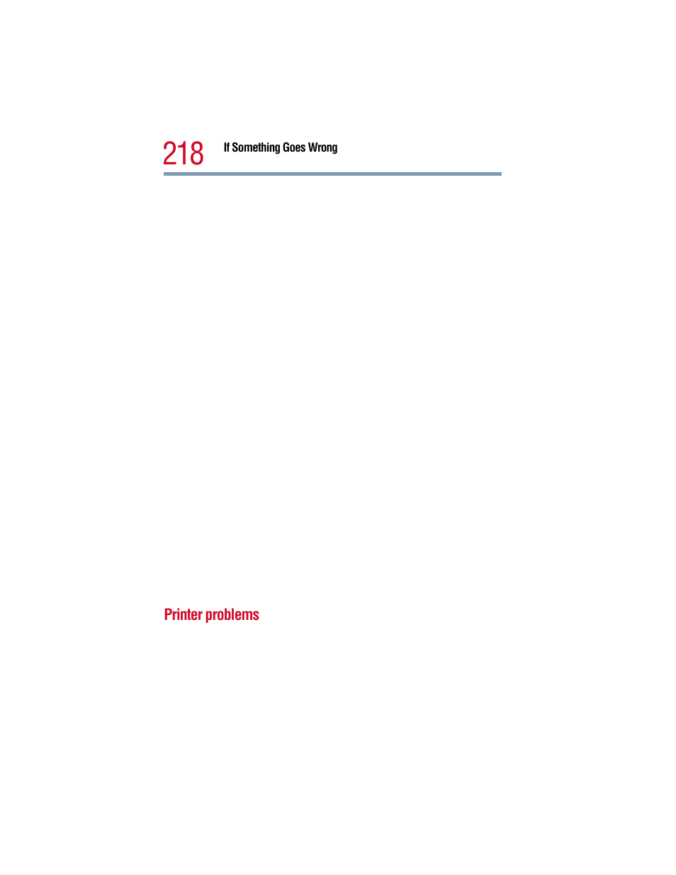 Printer problems | Toshiba 1805 User Manual | Page 218 / 261