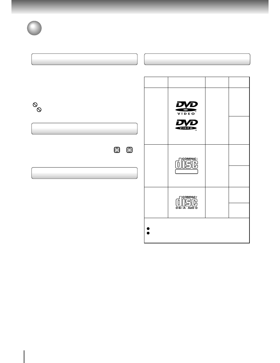 About this owner’s manual, On video cds, Playable discs | Toshiba SD-3750 User Manual | Page 10 / 66