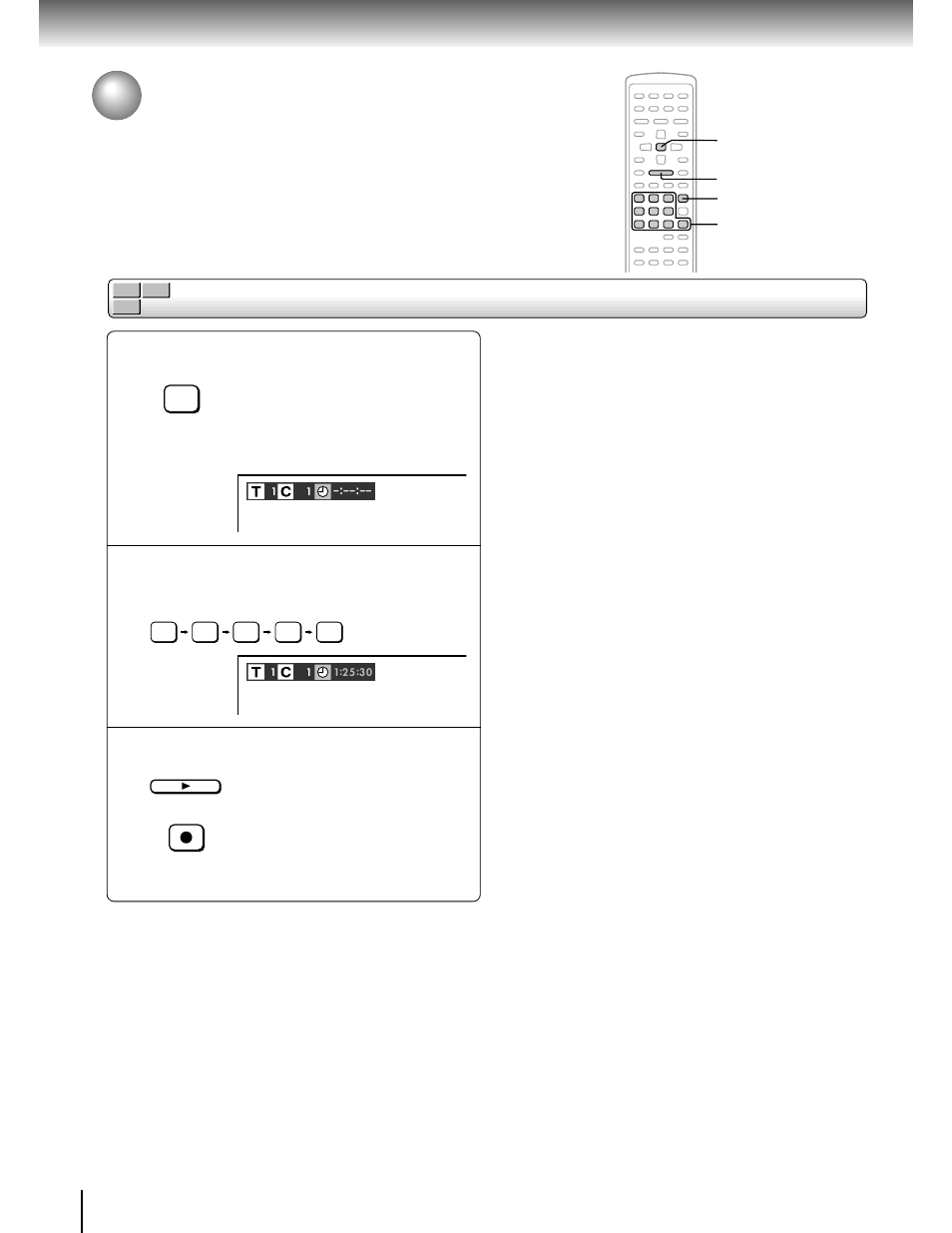 Accessing a specific location directly, Entering the time counter of the desired location | Toshiba SD-3750 User Manual | Page 31 / 66