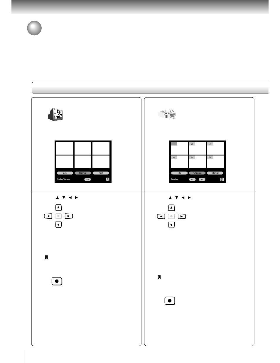 Accessing features - navi - (continued), Navi menu items | Toshiba SD-3750 User Manual | Page 46 / 66