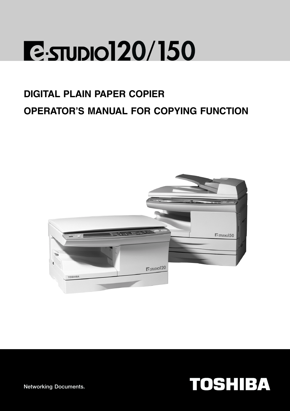 Toshiba 120/150 User Manual | 94 pages