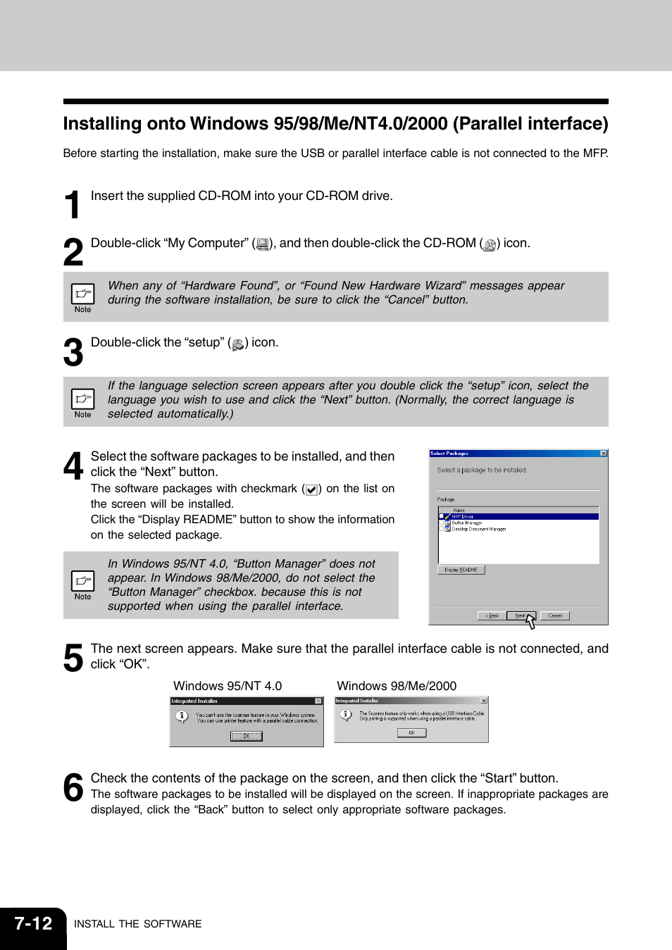 Toshiba 120/150 User Manual | Page 63 / 94