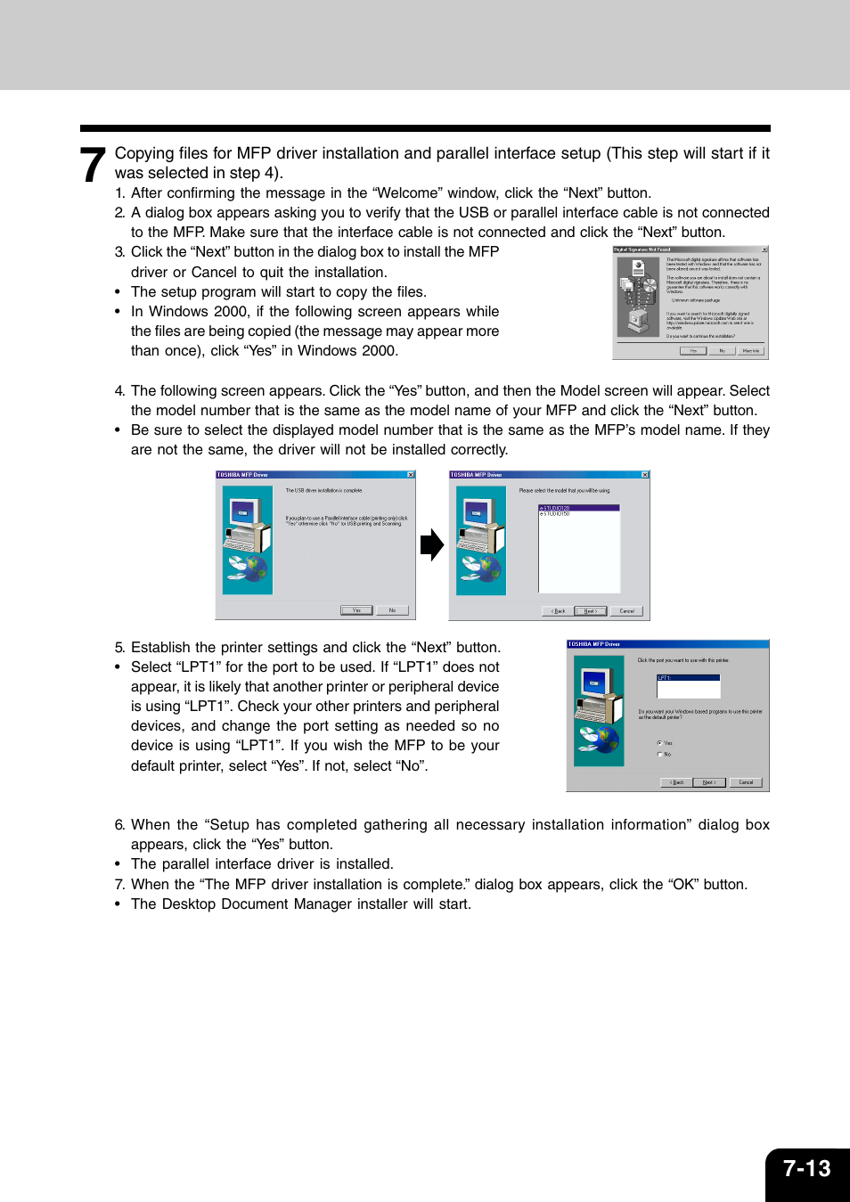 Toshiba 120/150 User Manual | Page 64 / 94