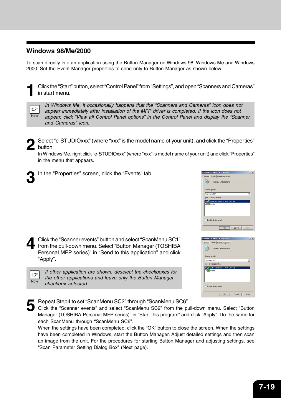 Toshiba 120/150 User Manual | Page 70 / 94
