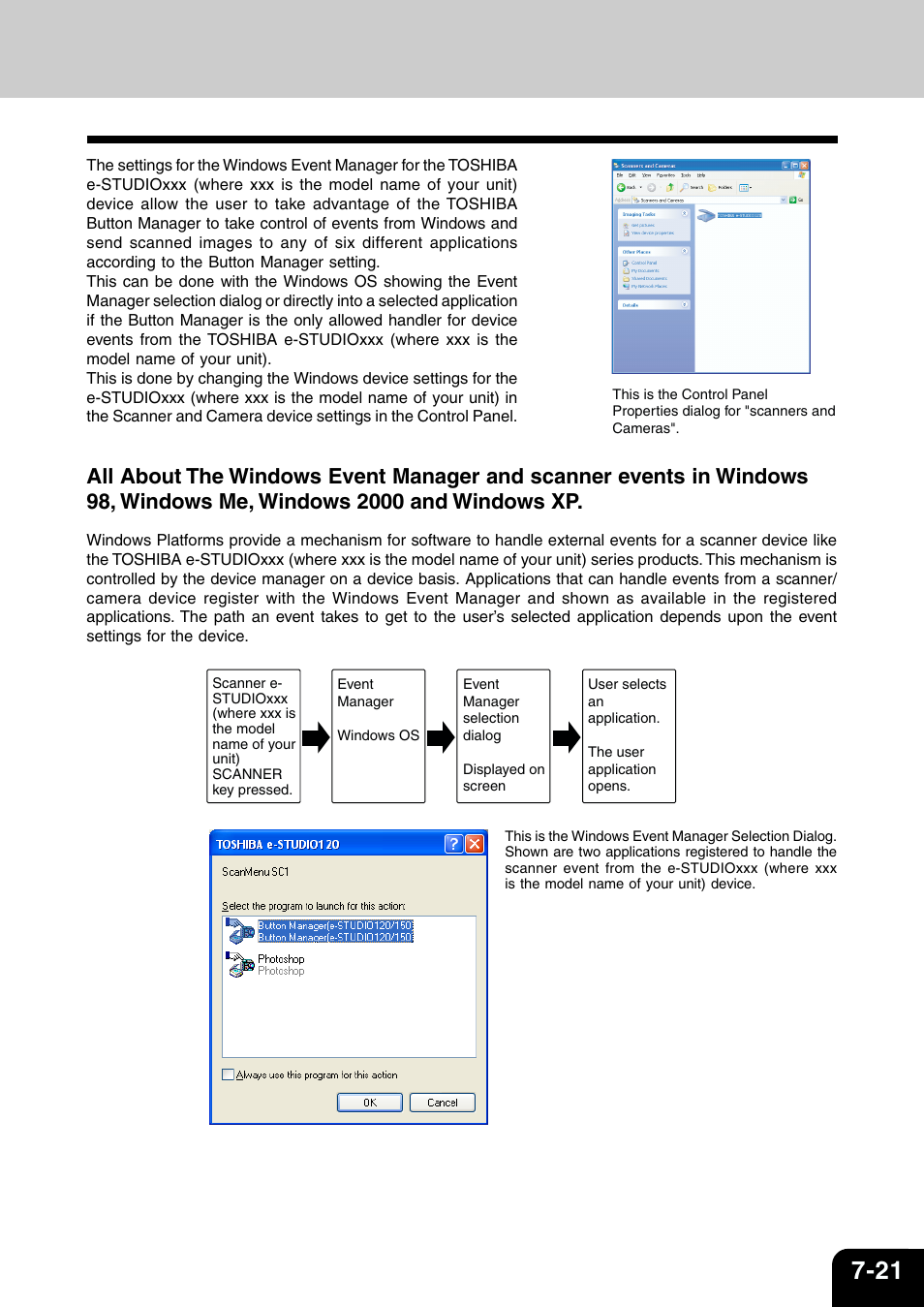 Toshiba 120/150 User Manual | Page 72 / 94