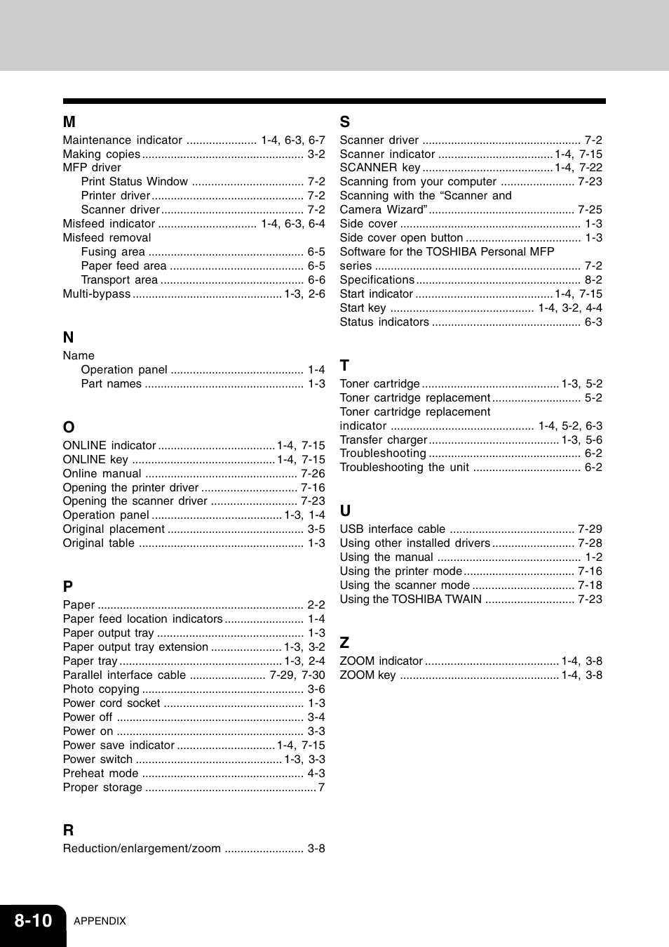 Toshiba 120/150 User Manual | Page 91 / 94