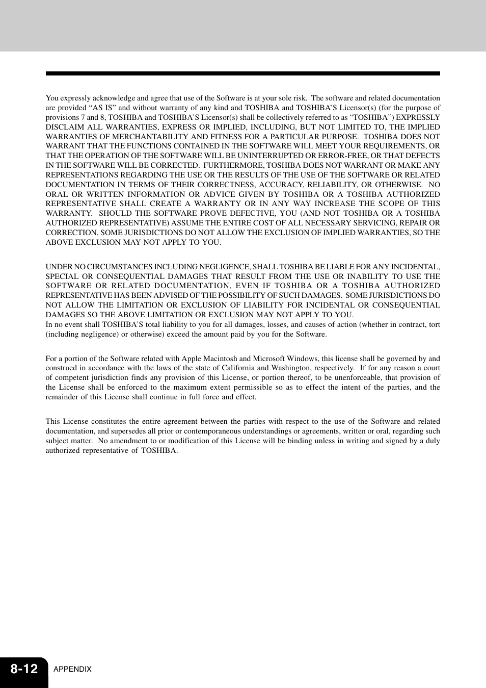 Toshiba 120/150 User Manual | Page 93 / 94