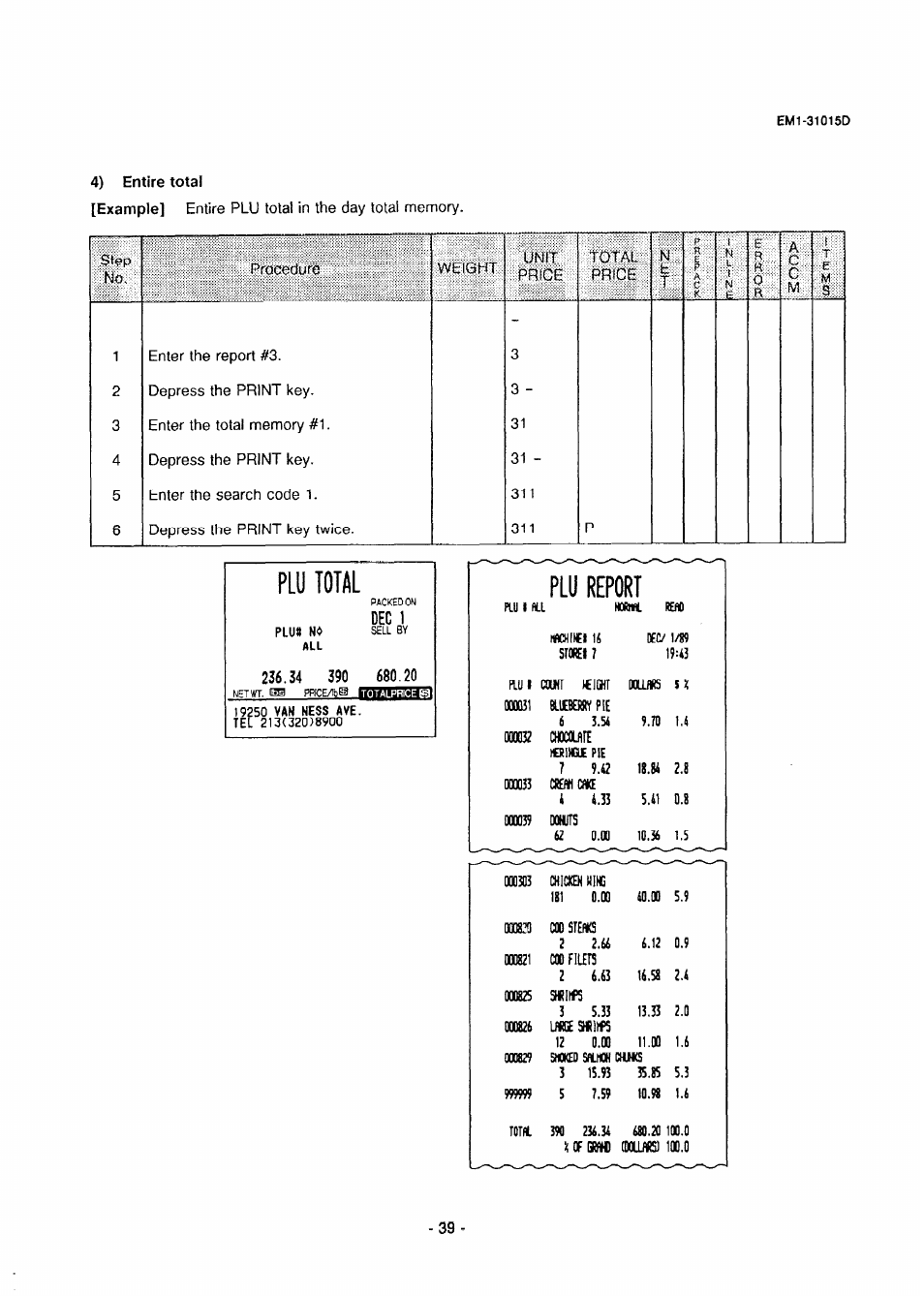 Toshiba TEC EMl-31015D User Manual | Page 42 / 79