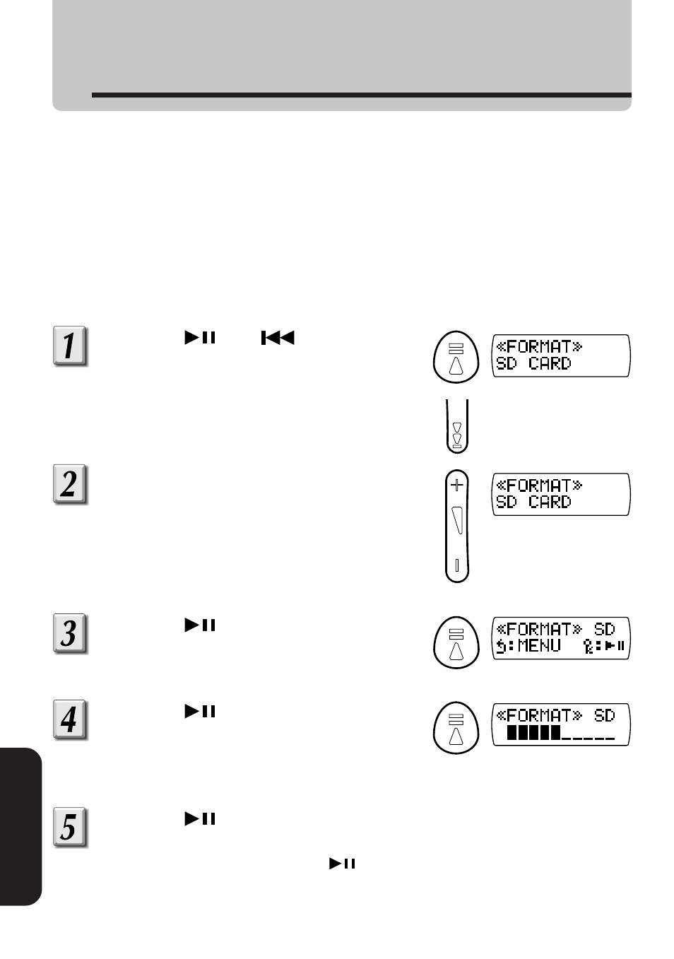 Formatting an sd memory card | Toshiba MEA210 User Manual | Page 38 / 48