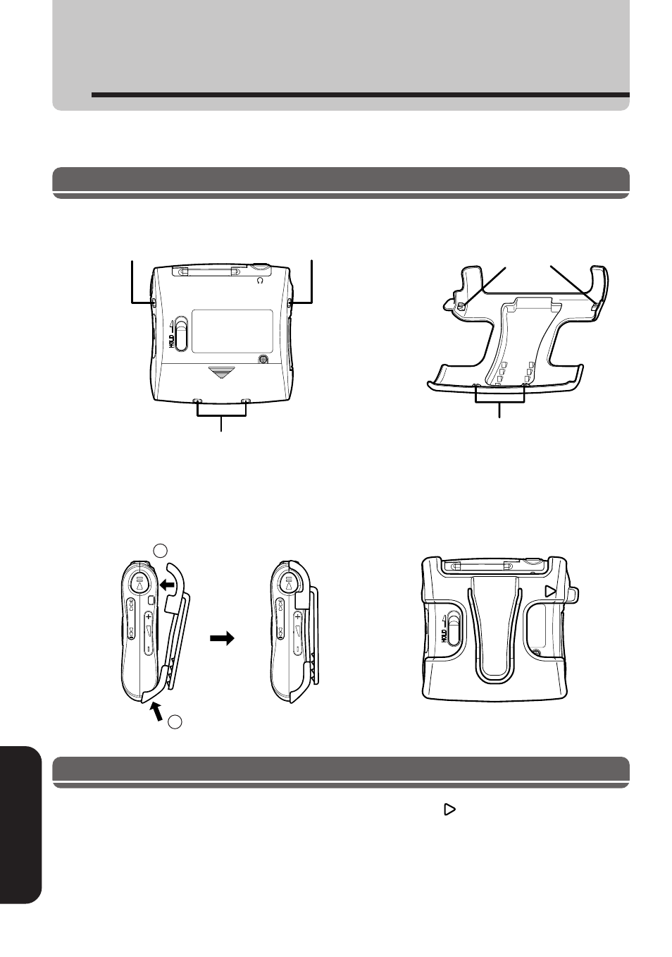 Attaching the clip | Toshiba MEA210 User Manual | Page 40 / 48