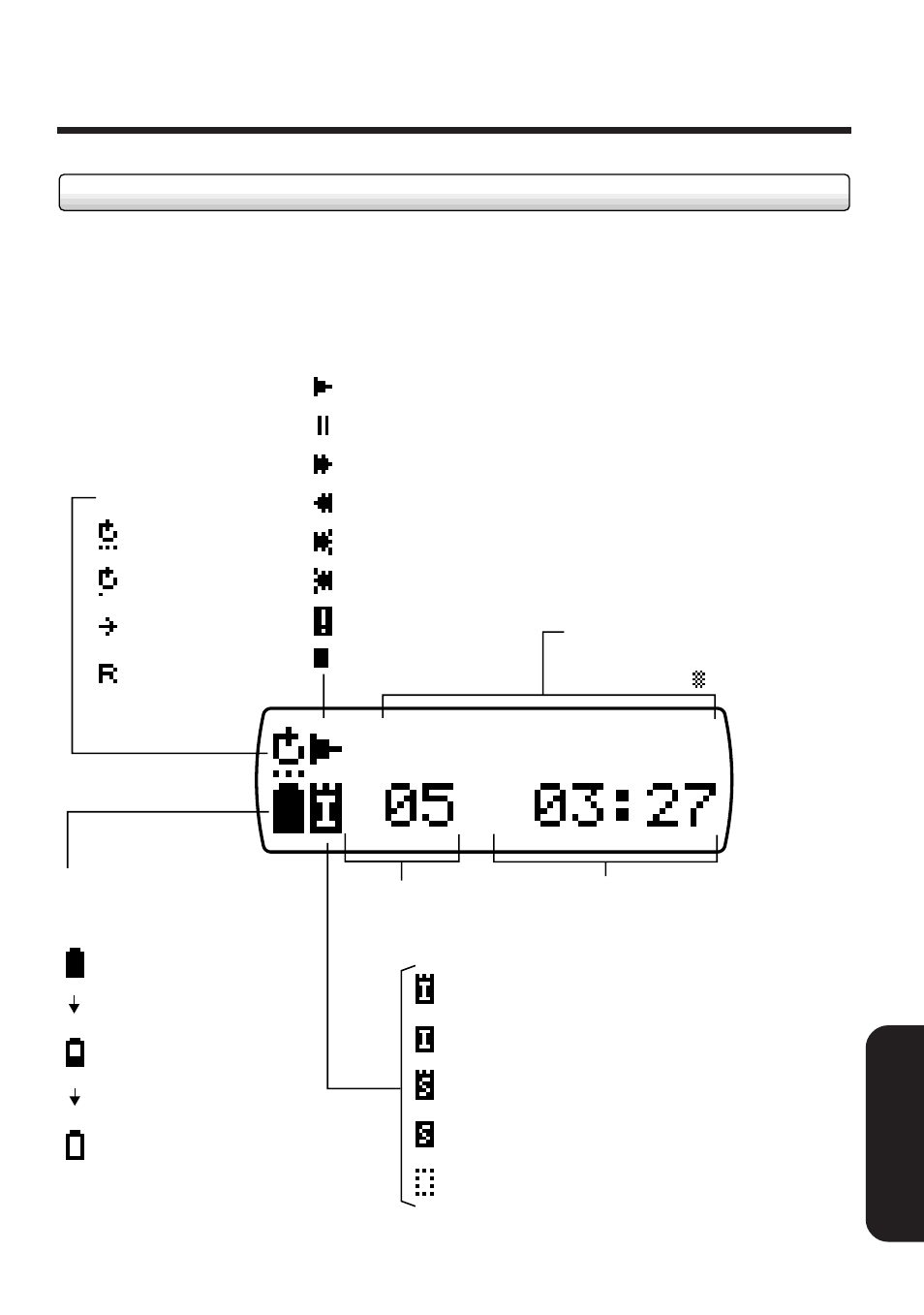 Display example while playing) | Toshiba MEA210 User Manual | Page 45 / 48
