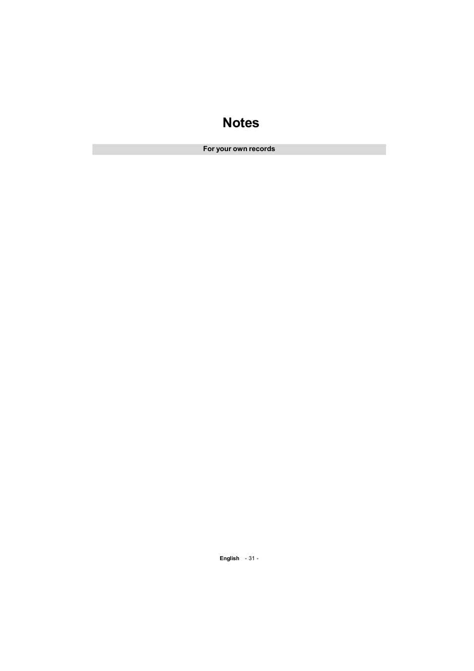 Toshiba 19W330DB User Manual | Page 32 / 35