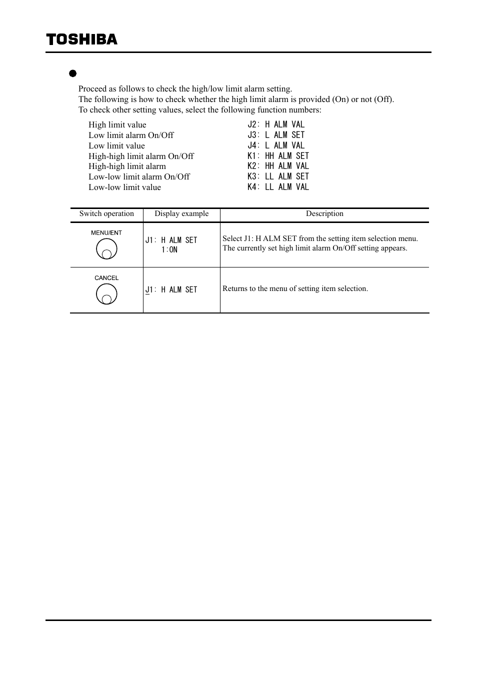 Toshiba Tohsiba Electromagnetic Flowmeter Converter L5232 User Manual | Page 103 / 174