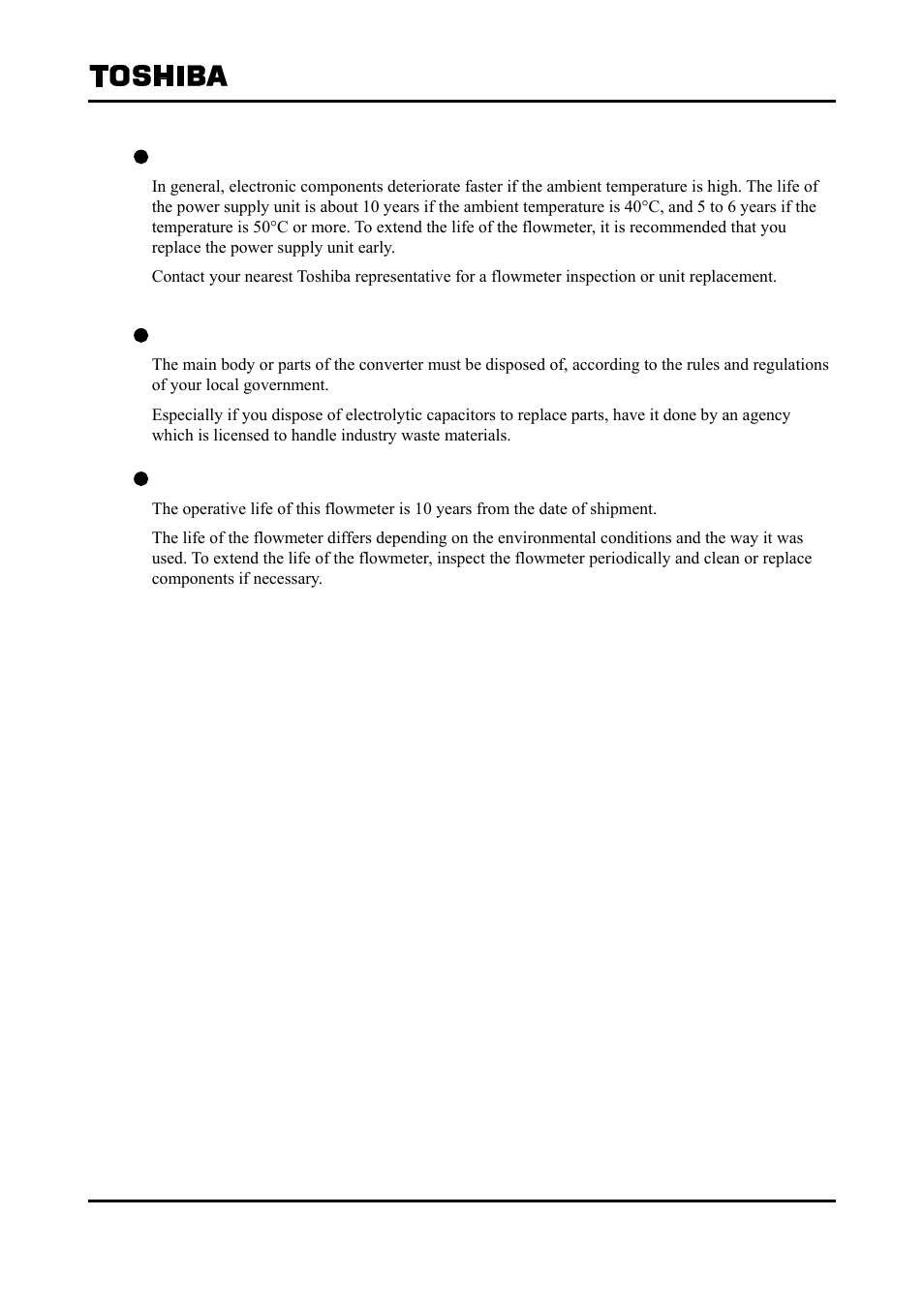 Toshiba Tohsiba Electromagnetic Flowmeter Converter L5232 User Manual | Page 159 / 174