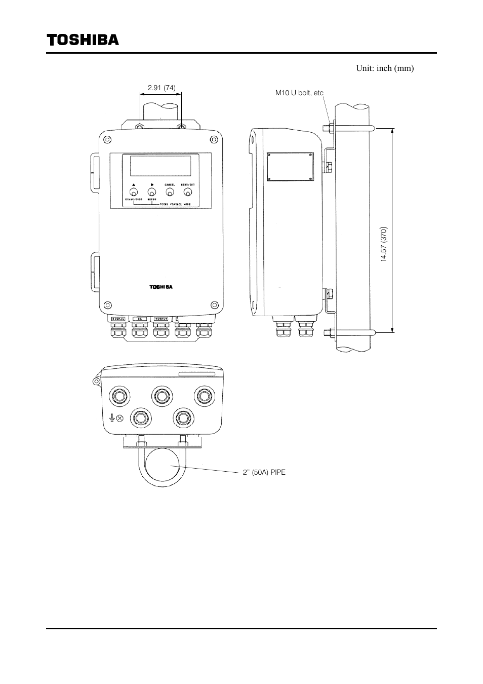 Toshiba Tohsiba Electromagnetic Flowmeter Converter L5232 User Manual | Page 19 / 174