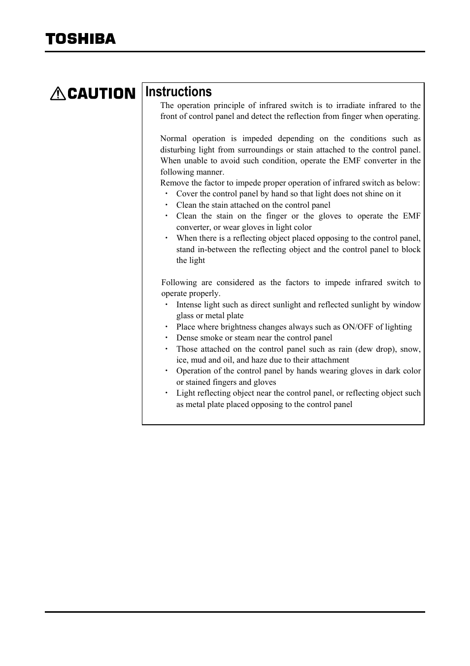 Instructions | Toshiba Tohsiba Electromagnetic Flowmeter Converter L5232 User Manual | Page 39 / 174