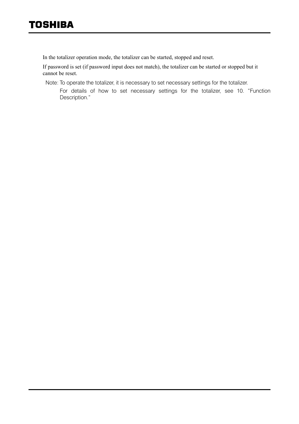 4 totalizer operation | Toshiba Tohsiba Electromagnetic Flowmeter Converter L5232 User Manual | Page 52 / 174