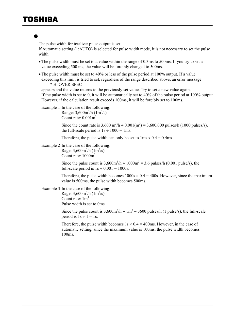 Toshiba Tohsiba Electromagnetic Flowmeter Converter L5232 User Manual | Page 95 / 174