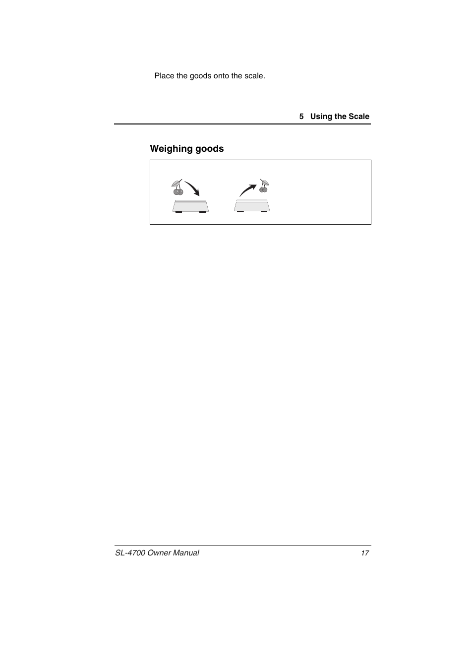 Toshiba TEC Electronic Computing Scale SL-4700 User Manual | Page 17 / 23