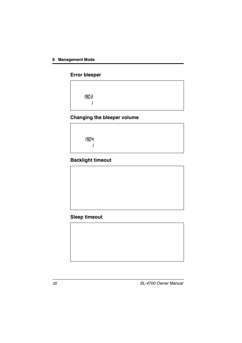 Toshiba TEC Electronic Computing Scale SL-4700 User Manual | Page 20 / 23