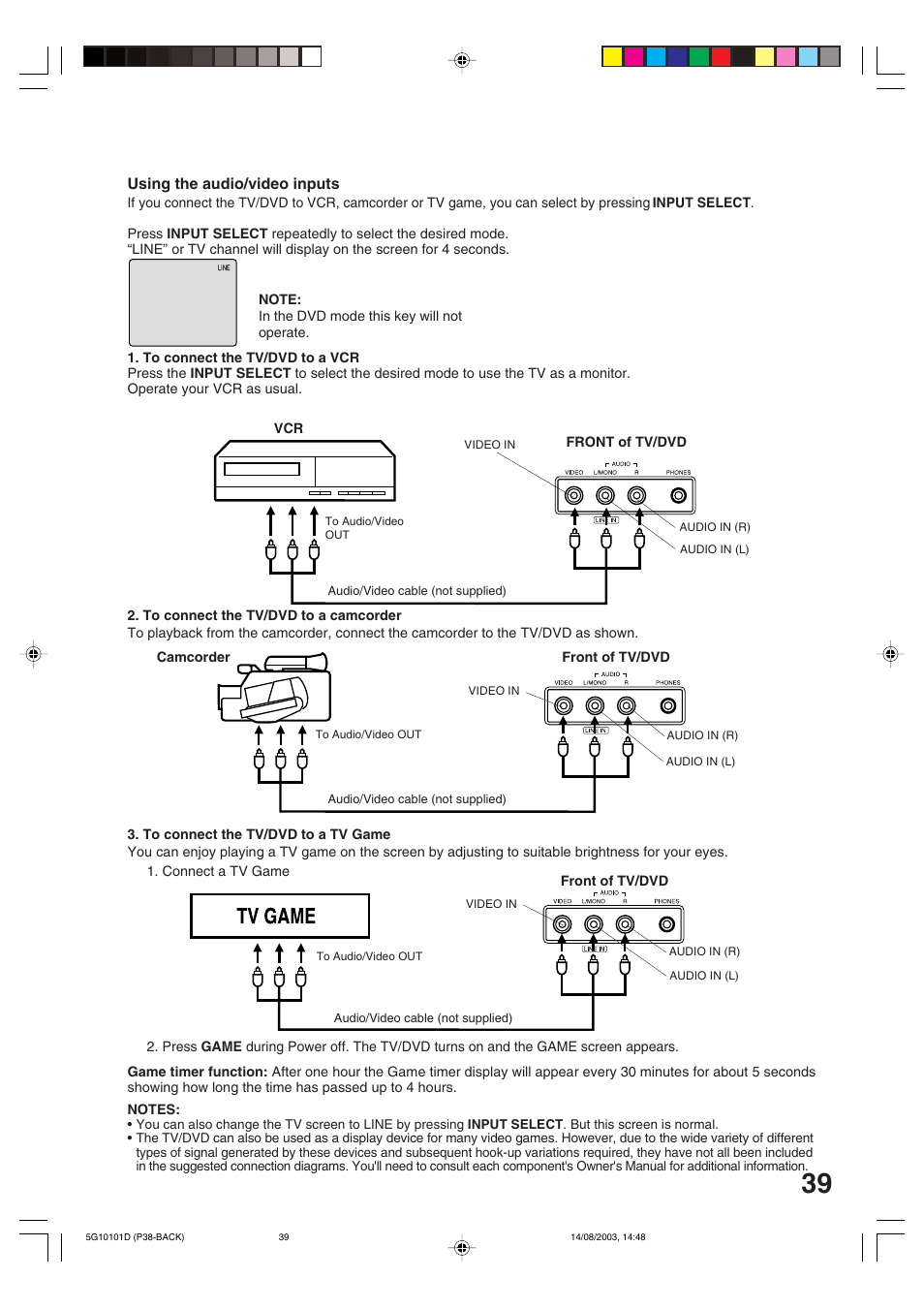 Toshiba MD14FN1 User Manual | Page 39 / 47