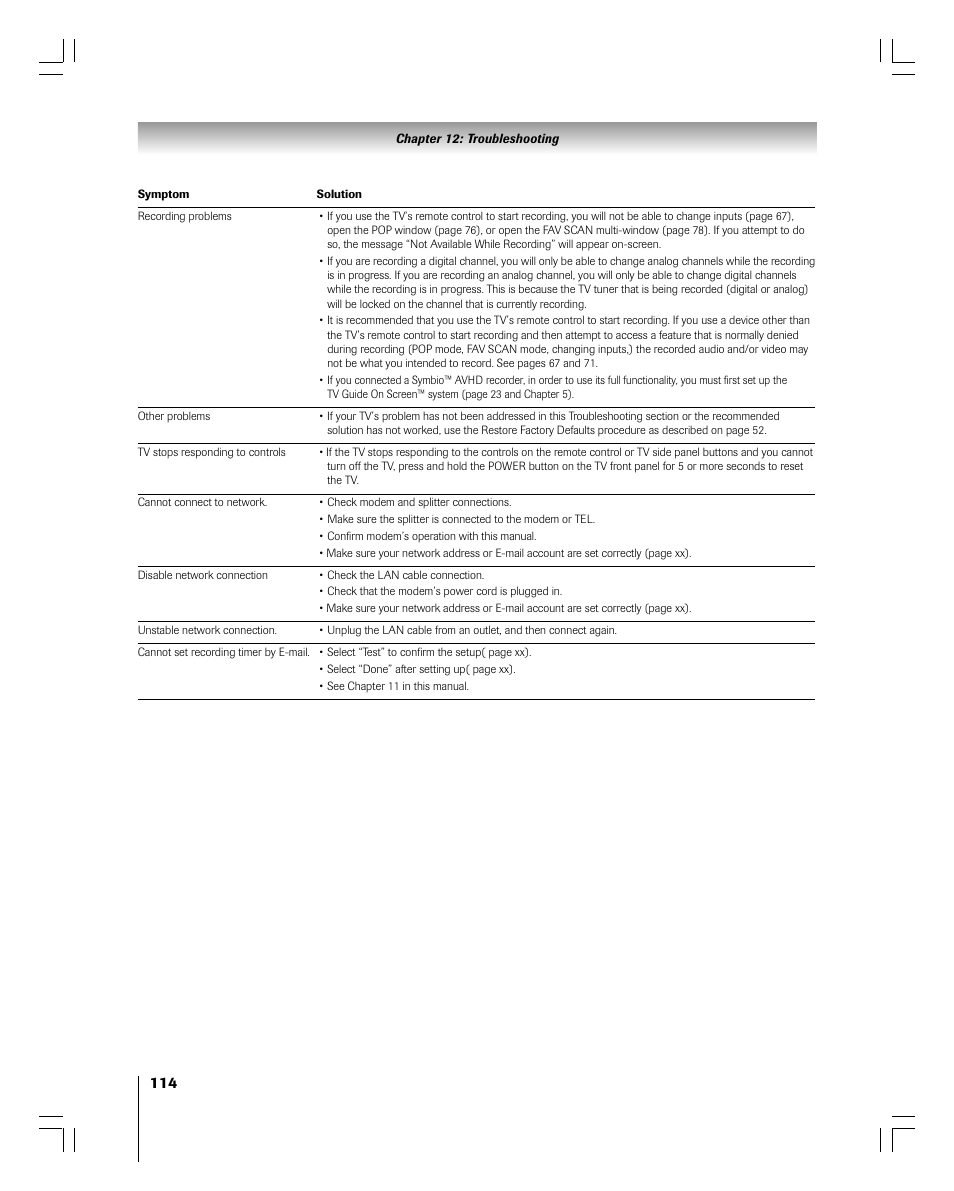 Toshiba 56MX195 User Manual | Page 114 / 128