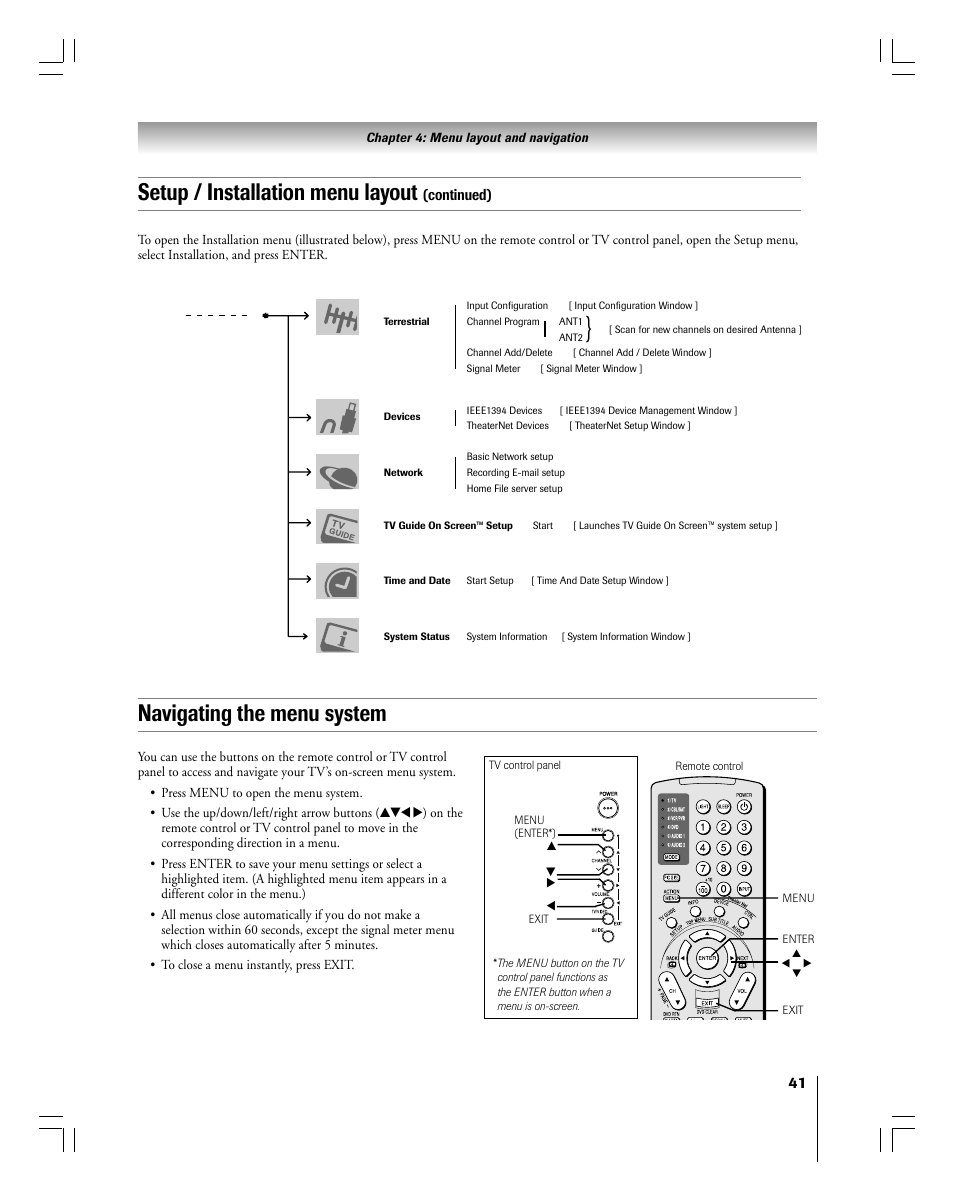 Toshiba 56MX195 User Manual | Page 41 / 128
