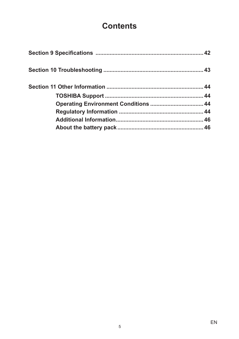 Toshiba CAMILEO P20 User Manual | Page 5 / 47