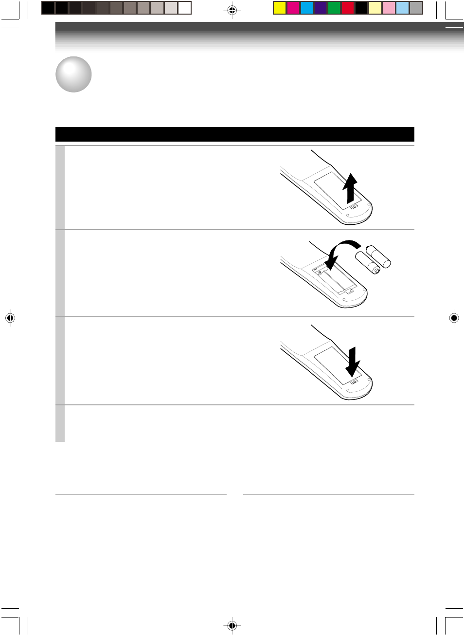 Preparation, Setting up the remote control, How to use the remote control | Toshiba W-515 User Manual | Page 10 / 34