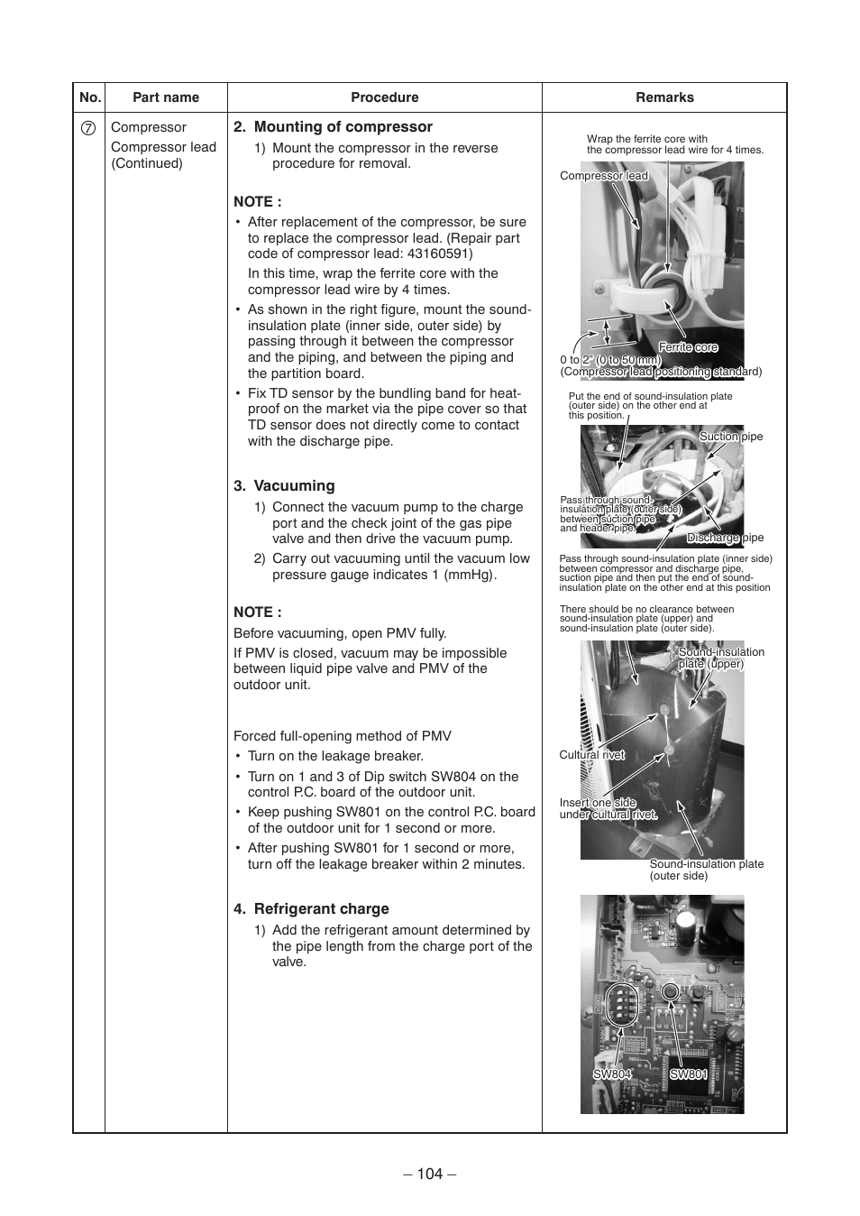 Toshiba CARRIER RAV-SP300AT2-UL User Manual | Page 104 / 116