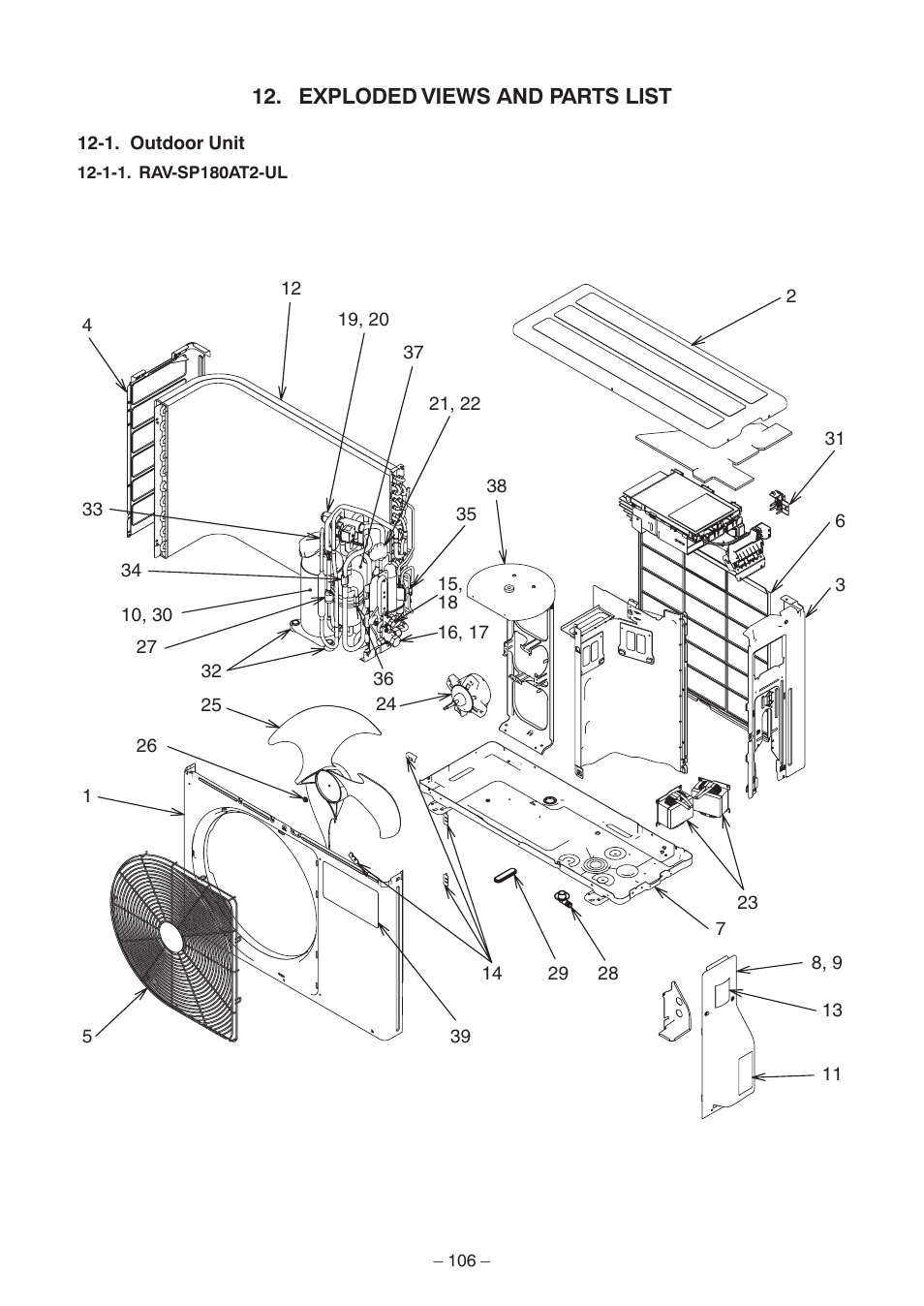 Toshiba CARRIER RAV-SP300AT2-UL User Manual | Page 106 / 116